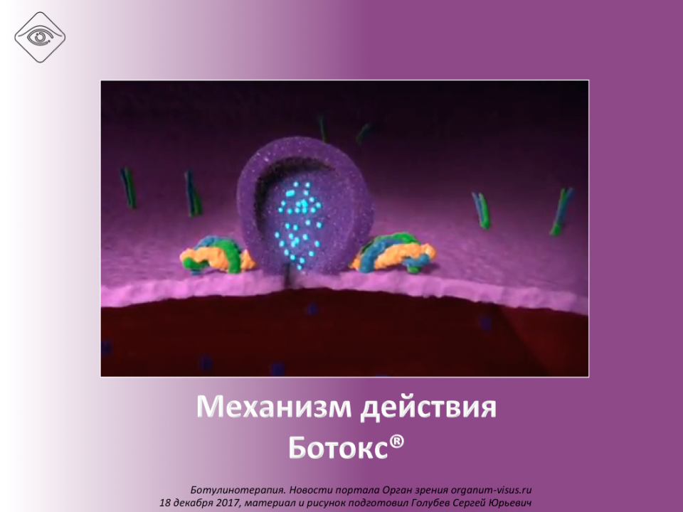 Ботокс Механизм действия Видео