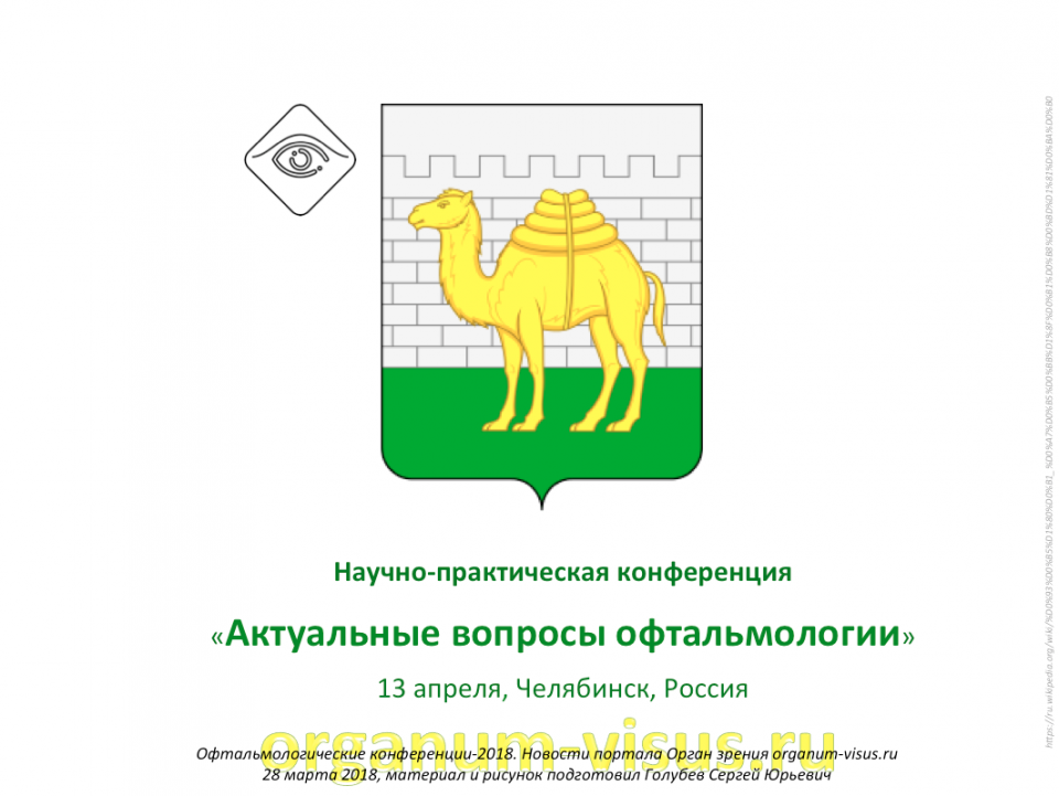 Офтальмология Челябинска Конференция 13 апреля 2018