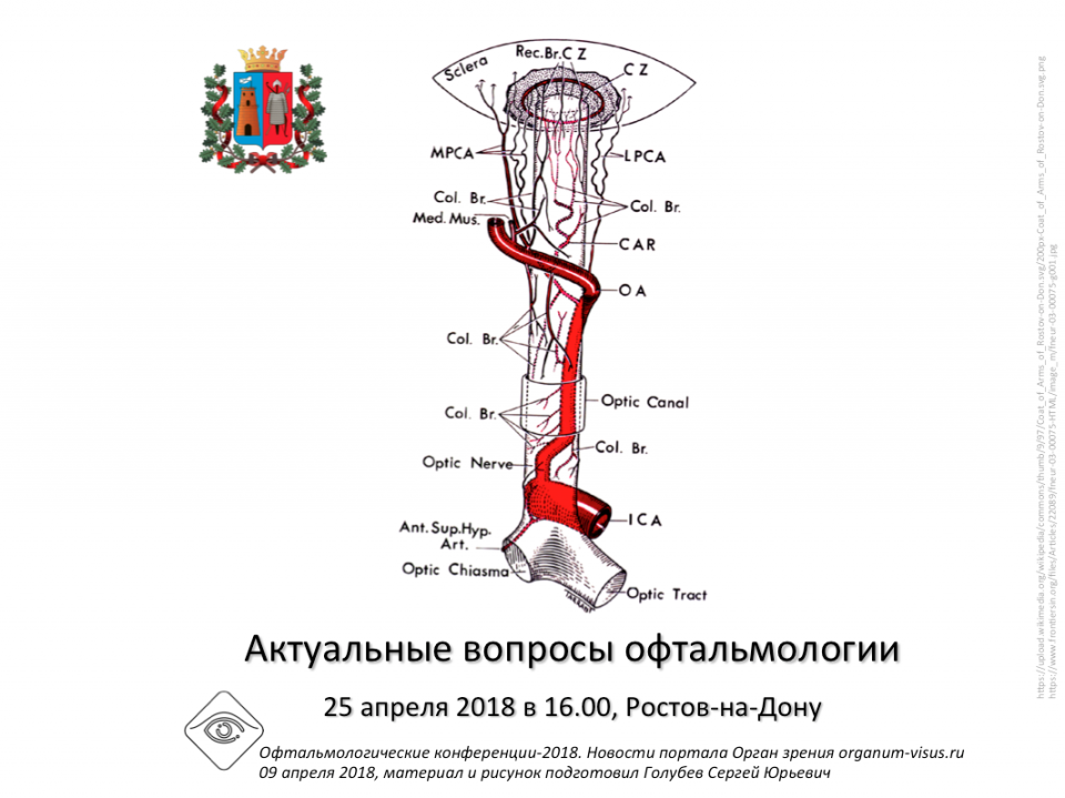 Офтальмология Ростова-на-Дону Конференция 25 апреля 2018
