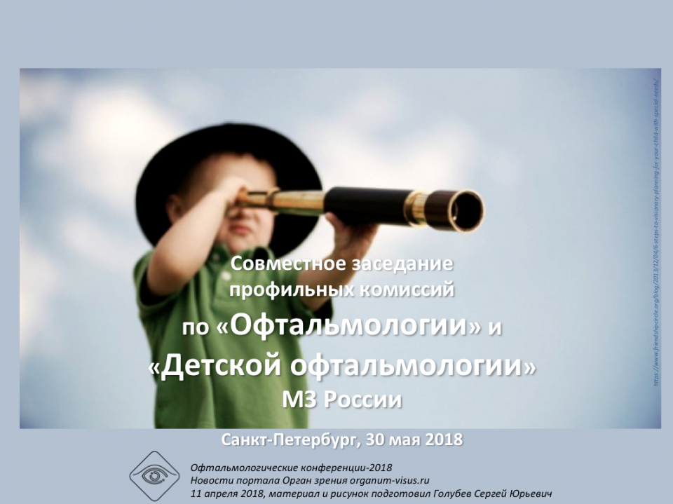 Офтальмология и Детская офтальмология Заседание профильных комиссий