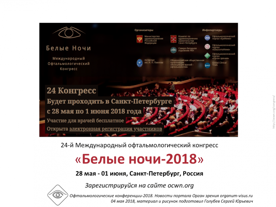 Белые ночи 2018 Зарегистрируйся на конгресс в Санкт-Петербурге