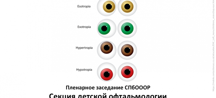 Детская офтальмология Заседание секции СПбОООР
