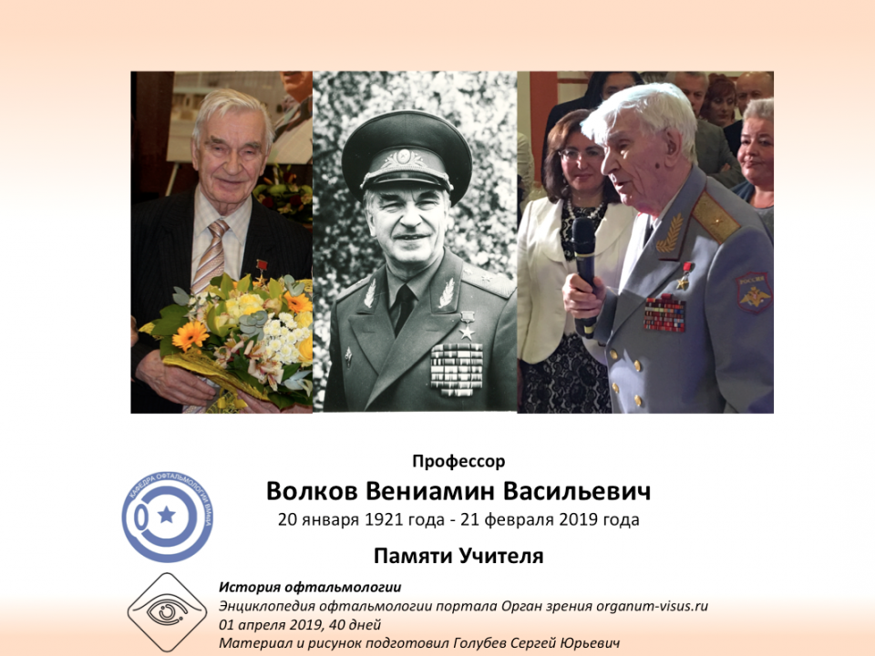 Волков Вениамин Васильевич Памяти Учителя