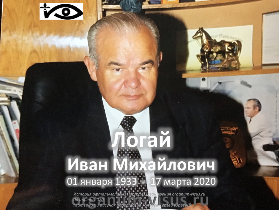 Профессор Иван Михайлович Логай Некролог