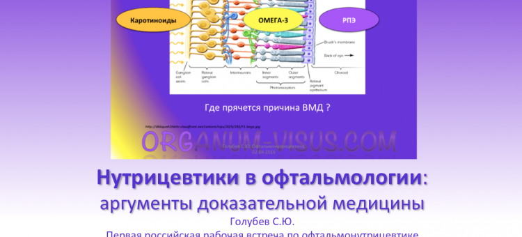 Офтальмонутрицевтика В чем причина ВМД