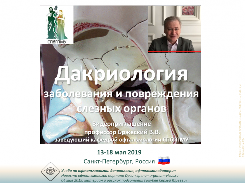 Дакриология Учеба для офтальмологов в СПбГПМУ Видео