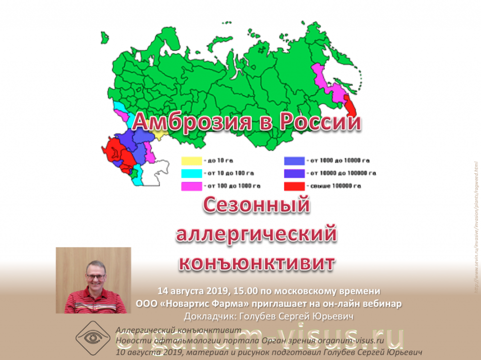 Аллергический конъюнктивит Сезонный вебинар