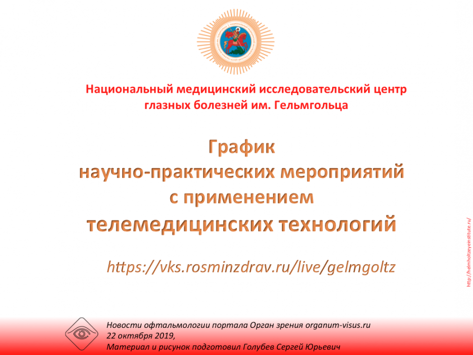Телемедицина в офтальмологии НМИЦ ГБ им Гельмгольца
