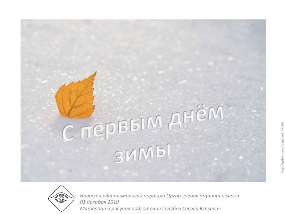 Портал Орган зрения С Первым днём Зимы