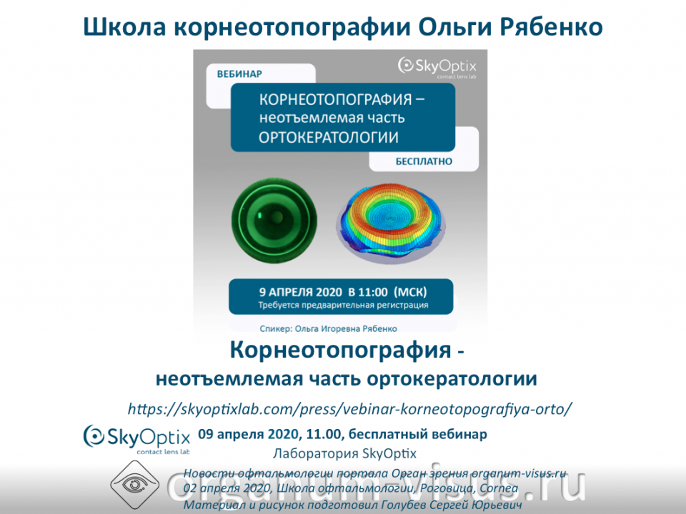Школа Корнеотопографии Ольги Рябенко 09 апреля 2020