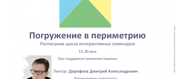 Диагностика Глаукомы Погружение в периметрию